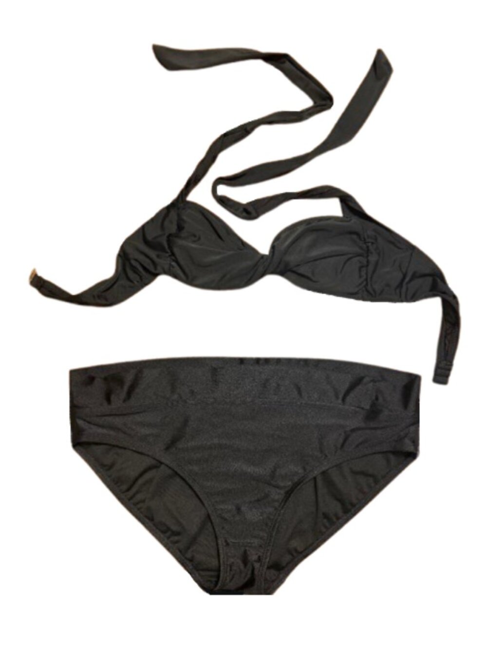 Vintage Y2K Halter 2 Piece Bikini Swimsuit